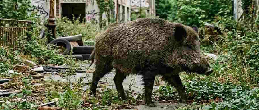" Fukushima : quand la nature transforme les cochons domestiques en sangliers sauvages"