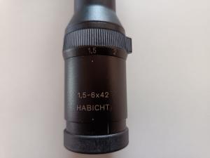 Swarovski habicht 1,5-6x42 et montage blaser