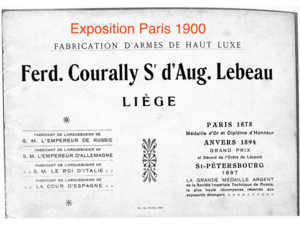 juxtaposé Lebeau Courally cal 16 tres bon état