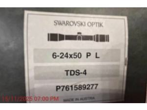 Lunette Swarovski 6-24x50 PL