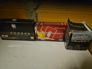 Ensemble de munitions de calibre 30-06