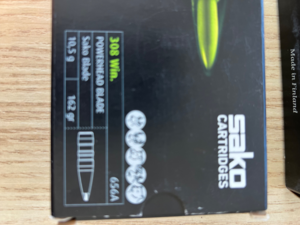 Sako powerhead blade 308w 162gr