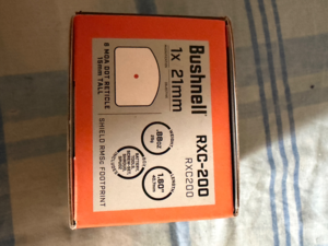 point rouge neuf bushnell RXC-200
