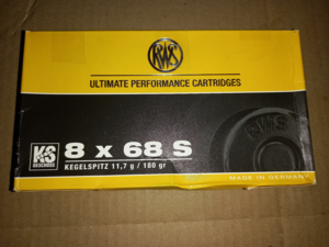 Munitions RWS kS CAL 8 X 68 S