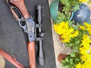 MARLIN 336 EN 30/30 AVEC LUNETTE-BRETELLE ET CARTOUCHIERE DE CROSSE