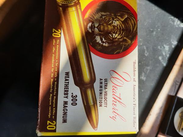 5 boites de balles 300 weatherby en 220gr