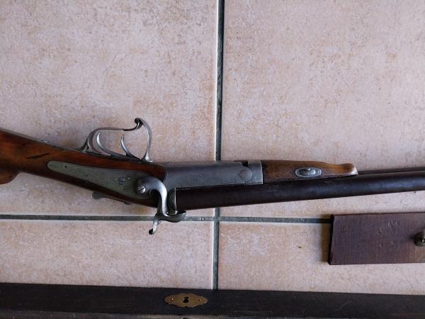 Fusil à broches calibre 16 verney carron avec malette et accessoires  catégorie D