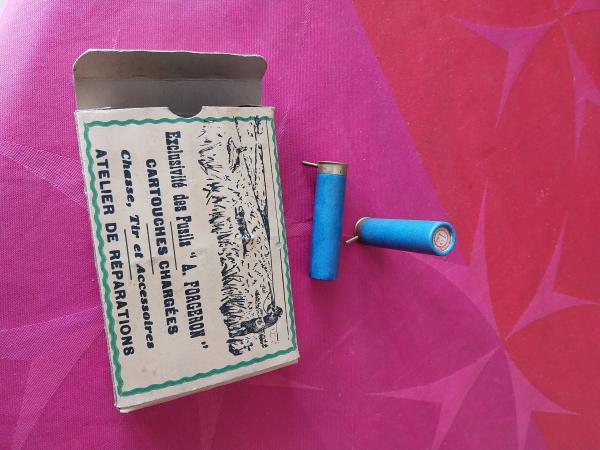 vente libre - fusil à broches calibre 24 avec 10 cartouches et son étui jambon