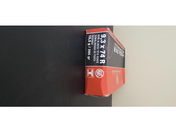 Balles 9,3x74R rws