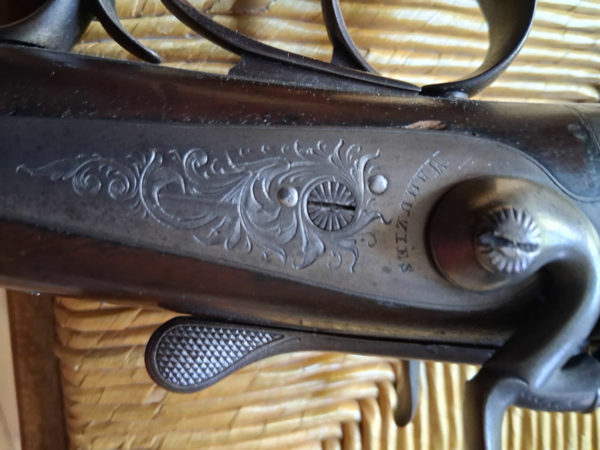 Fusil à Chien en calibre 24 de ou pour MAHUSIER à TOULOUSE