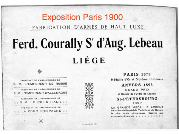 juxtaposé Lebeau Courally cal 16 tres bon état