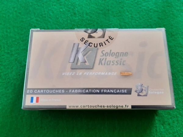 20 Cartouches subsoniques Sologne Klassic 30-06