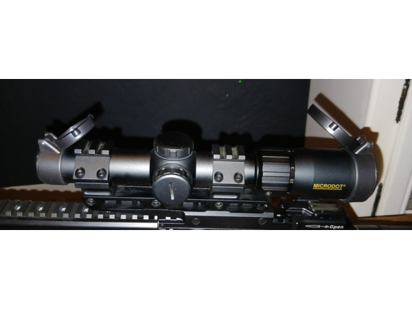 lunette battue 1-4x24 illuminée microdot