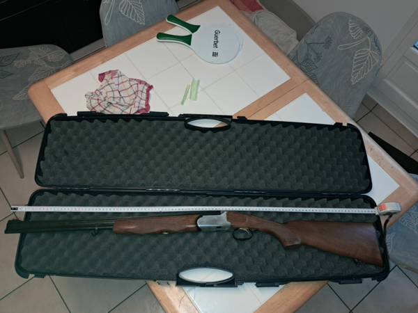 Express superposé SABATTI cal 30R Blaser EX190 comme neuf