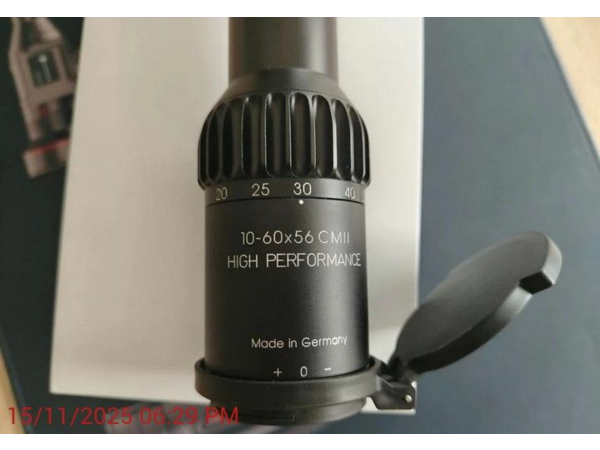 Lunette Schmidt Bender CMII 10-60x56