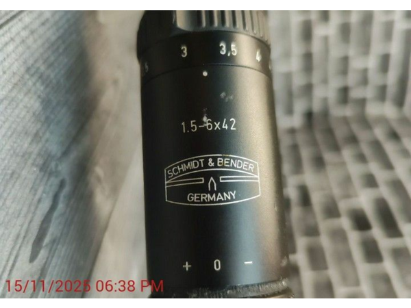 Lunette Schmidt Bender 1.5-6x42