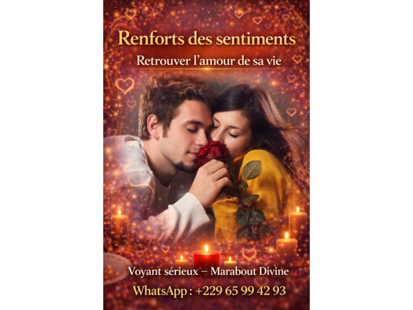 retour affectif rapide et fiable Tel:+22965994293
