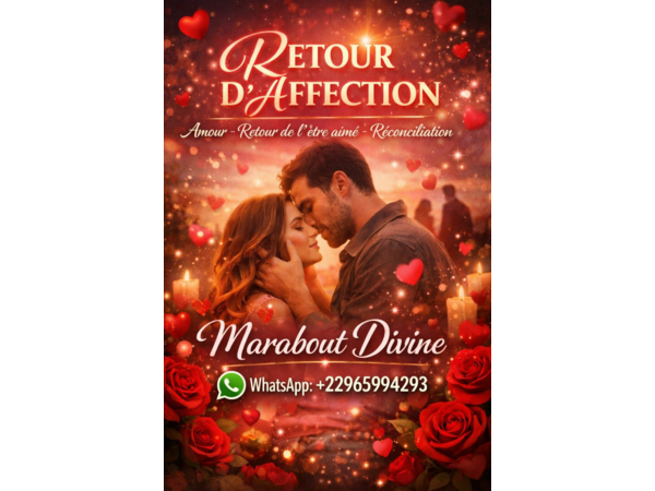 Retour de l'être aimé en 24h Tél +22965994293