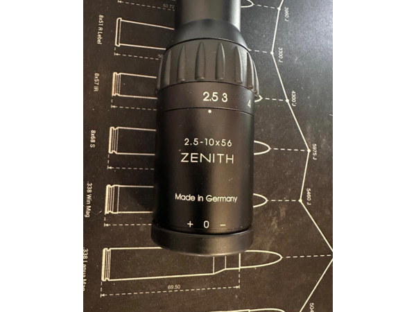 Schmidt & Bender MODÈLE : Zenith 2.5-10x56