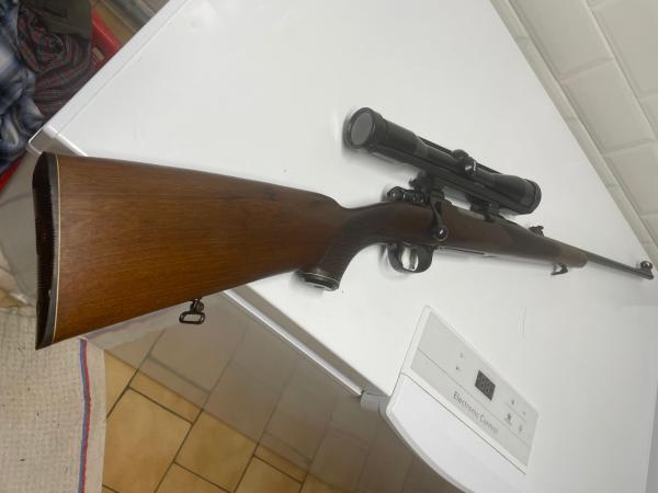 Carabine de chasse Luger L99 calibre 7X64 , Lunette Docter 6X42