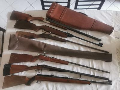 8 fusils de chasse