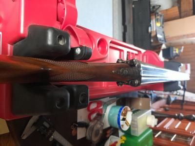 Rare : Husqvarna juxtaposé à chien cal 12/65
