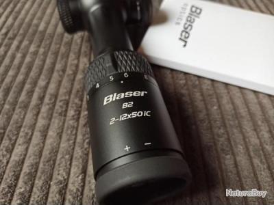 Lunette Blaser 2-12 x 50 ic + montage (