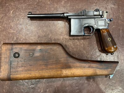 Mauser C96+étui crosse 9x19-TBE