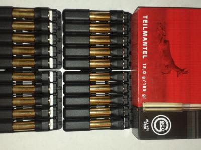 1 boite de 20 cartouches GECO 8X57 JS