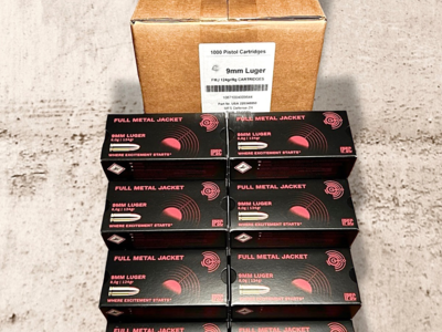 Boites mun FMJ 9mm (50 cartouche)