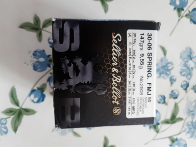 50 balles Sellier-Bellot 30-06 FMJ
