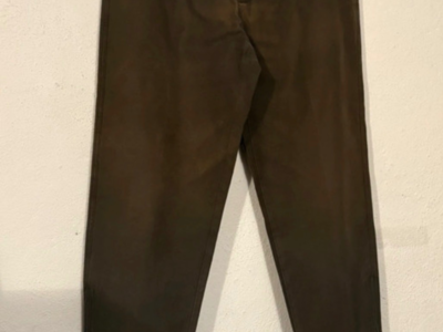 Pantalon en toile enduite huilée