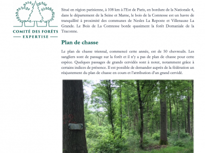 Location Territoire Chasse - Seine et Marne