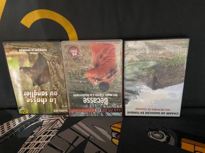 Vend 3 dvd de chasse