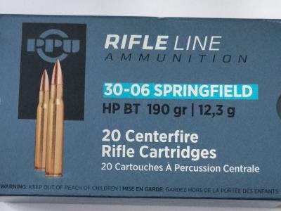 Balles PPU RIFLE LINE calibre 30-06