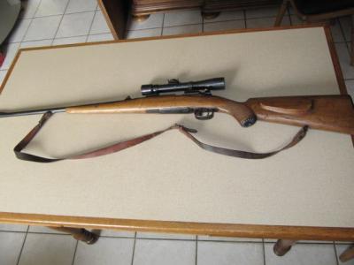 CARABINE ARTISANALE MAUSER 98K AVEC LUNETTE WW2