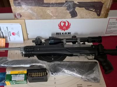 RUGER mini 14 Ranch Rifle Calibre 222 Rem..