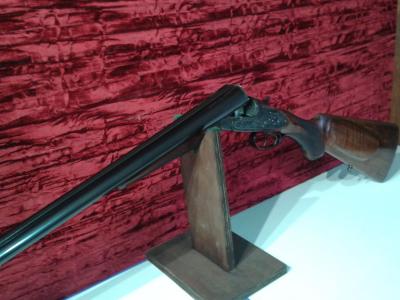 Très beau fusil à platines Norberto Arizmendi cal 12/70